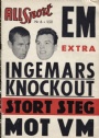 Ingemar Johansson All Sport 1962 no 6 EM extra
